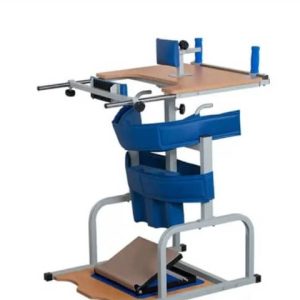 Standing Frame with adjustable support for safe upright positioning and rehabilitation.