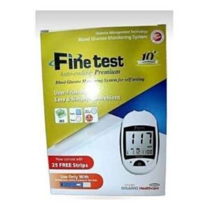 Fine Test Glucometer for accurate blood glucose monitoring at home