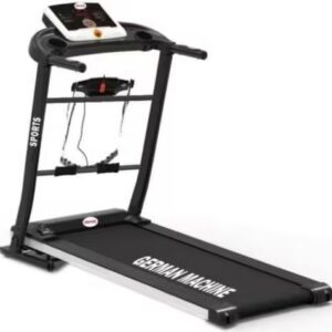 Treadmill for indoor fitness training and physiotherapy rehabilitation.