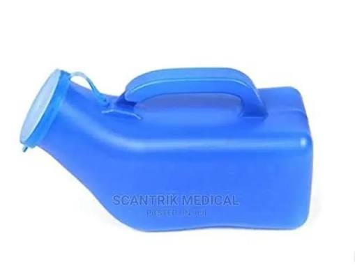 Urine can for hygienic urine collection and medical use in Nigeria
